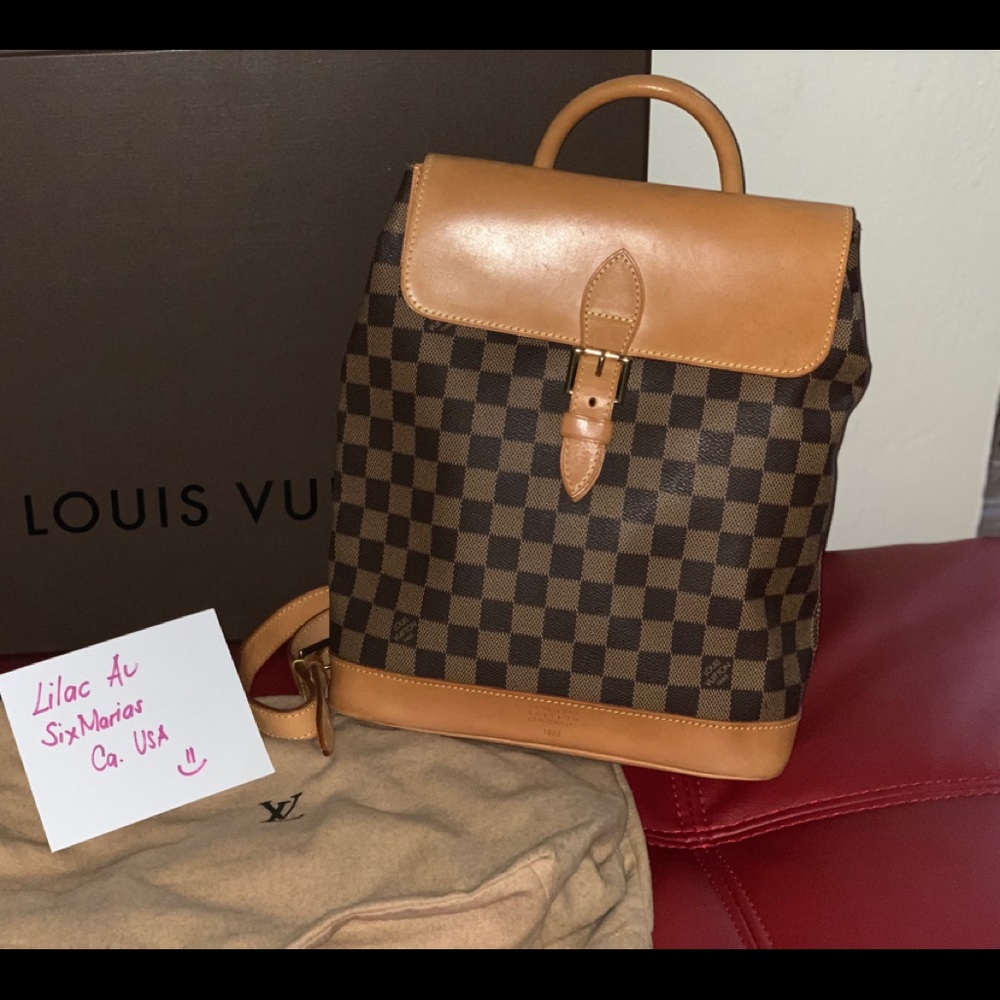 louis vuitton damier soho back pack